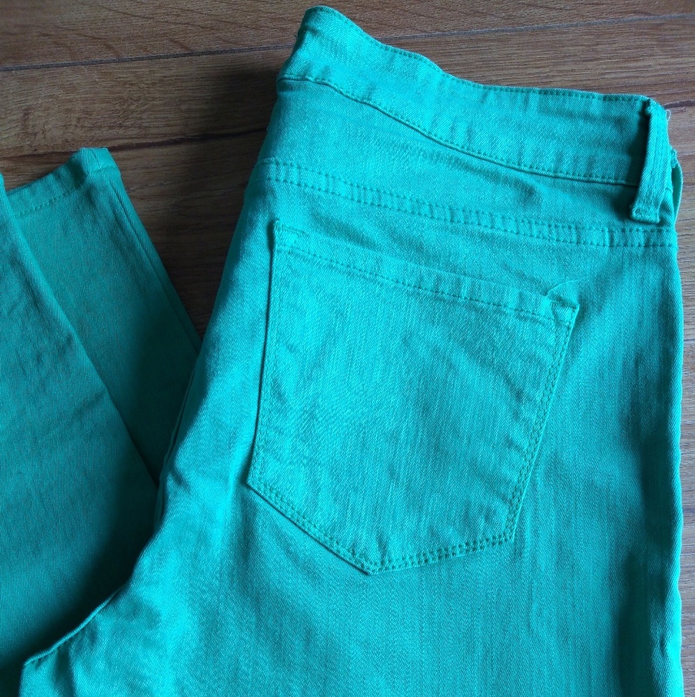 NYDJ colored skinny jeans.